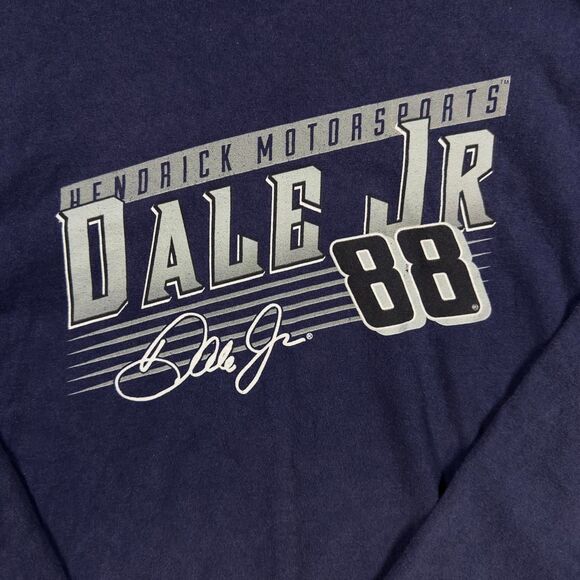 NASCAR Dale Jr 88 Hendrick Motorsports Long Sleeve Tee - Picture 2 of 4
